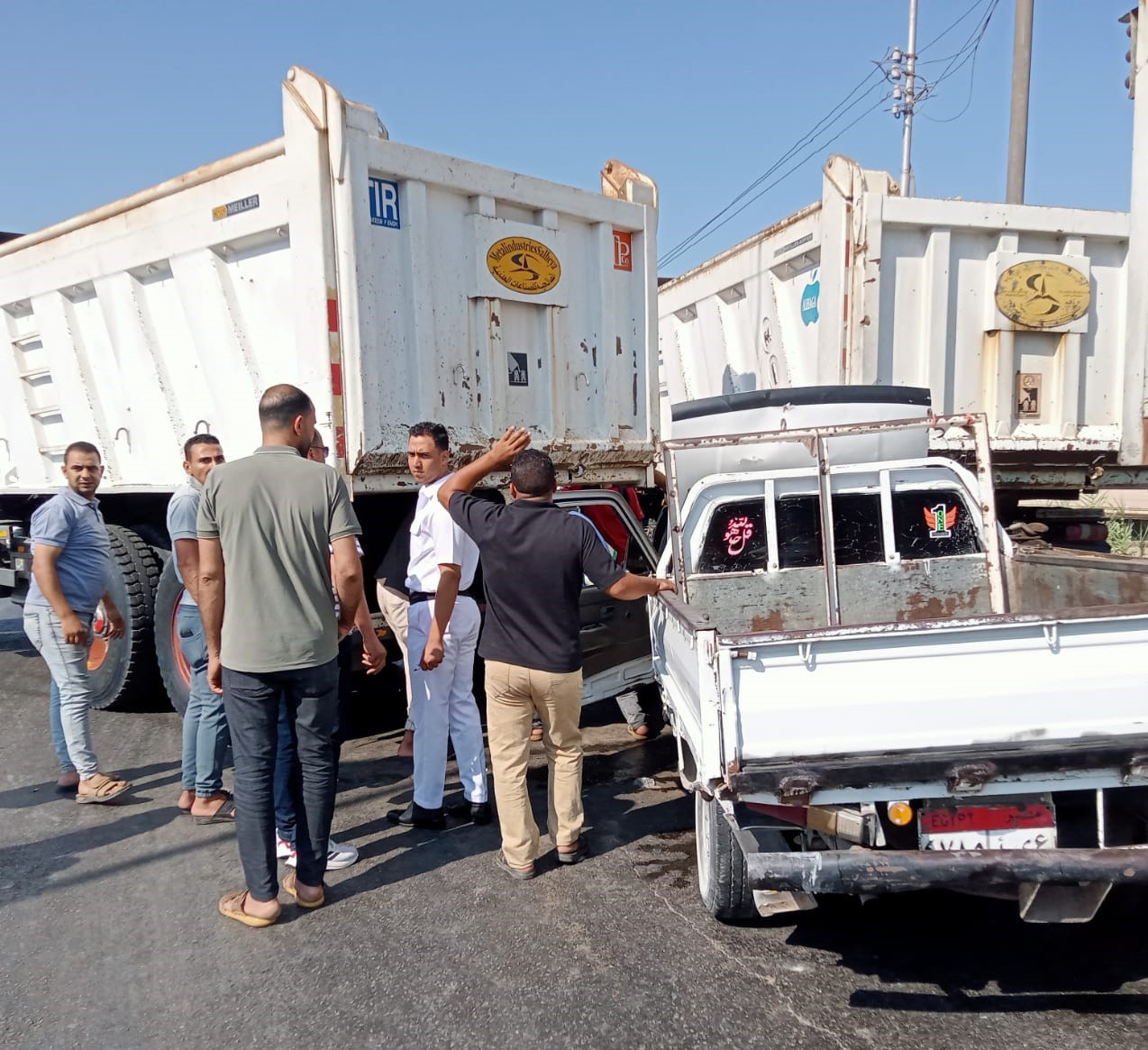 جانب من الحادث جانب من الحادث