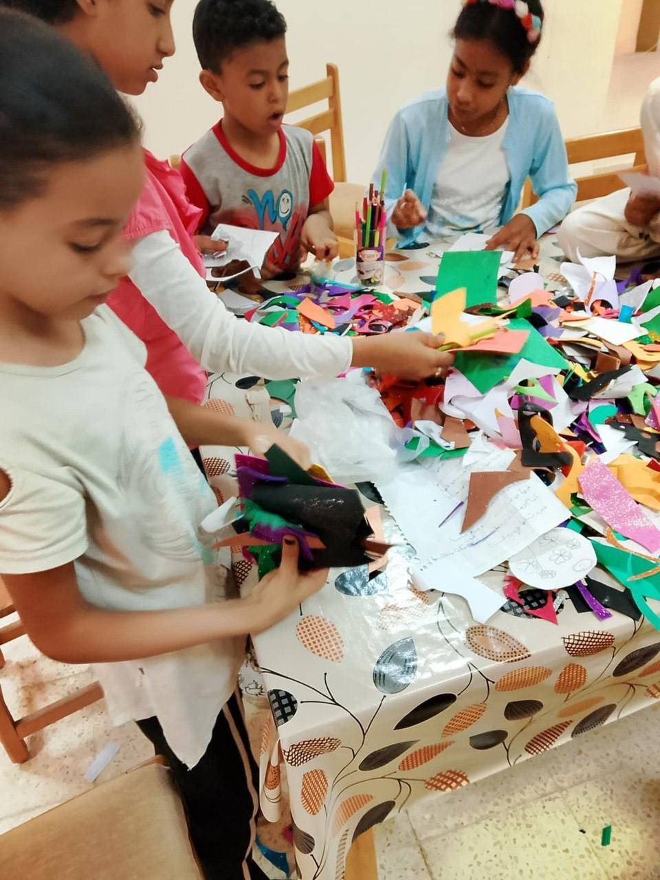 ورش فنون تشكيلية لدعم الأطفال بقصور الثقافة