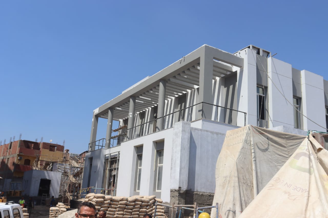 أعمال إنشاء مستشفى شبين القناطر