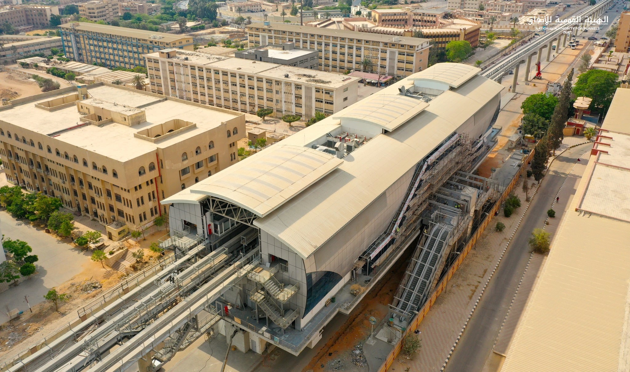 محطة جامعة الأزهر بمونوريل شرق النيل (6)