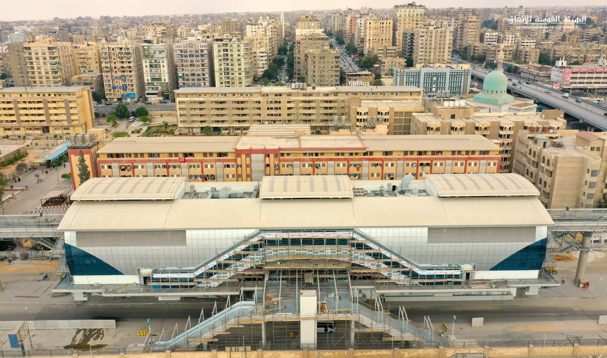 محطة جامعة الأزهر بمونوريل شرق النيل (1)