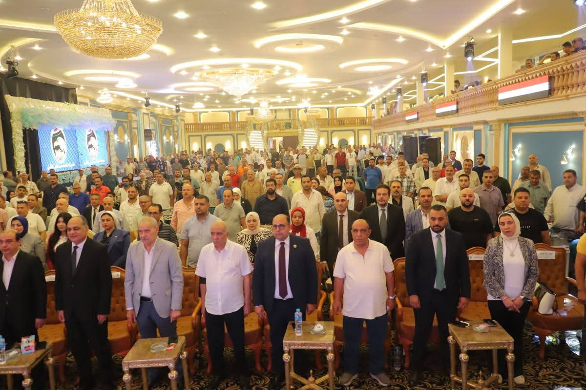 حزب حماة وطن ينظم مؤتمر دعم مرشحيه لمجلس الشيوخ بالدقهلية