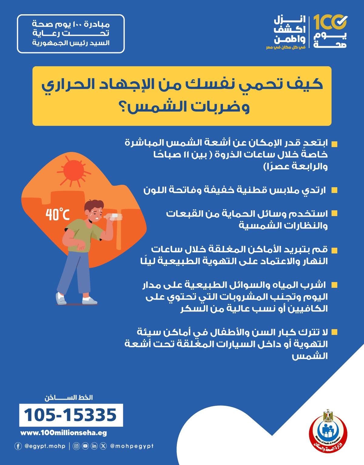 كيف تحمي نفسك من الإجهاد الحراري