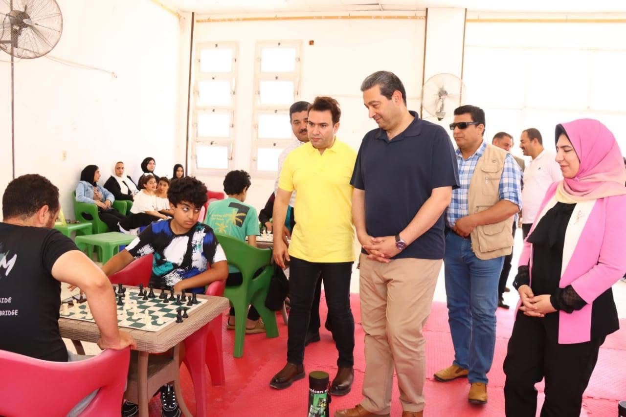جانب من بطولة دمياط المفتوحة للشطرنج