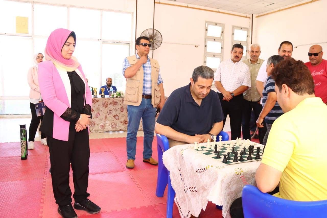مباراة الافتتاح لبطولة دمياط في الشطرنج