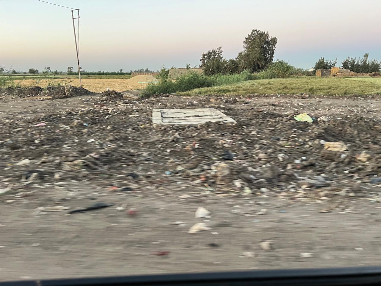 تغطيه مصرف ابوشهده لتوسعة الطريق والحفاظ علي الأطفال والطلاب