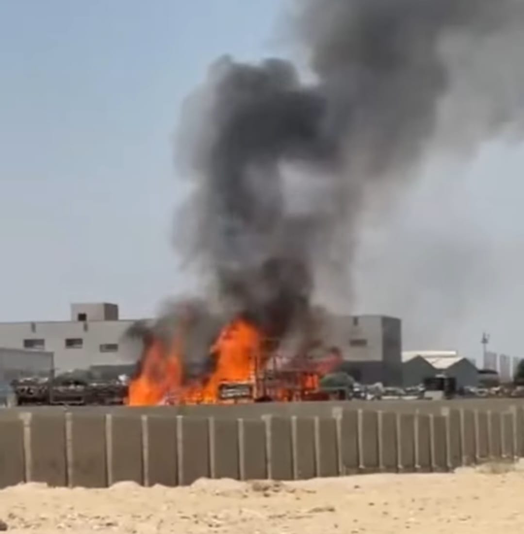 حريق مصنع البن (6)
