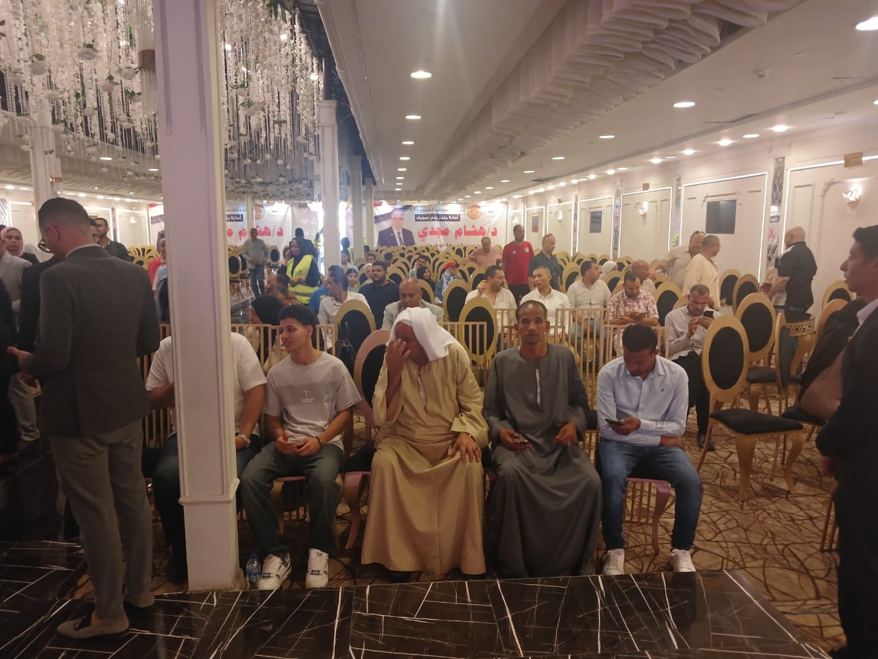 الجبهة الوطنية يدشّن أمانة بندر بني سويف (2)