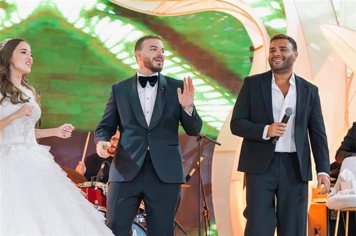 جانب من حفل زفاف شريف عمرو الليثى ونور تامر امين جانب من حفل زفاف شريف عمرو الليثى ونور تامر امين