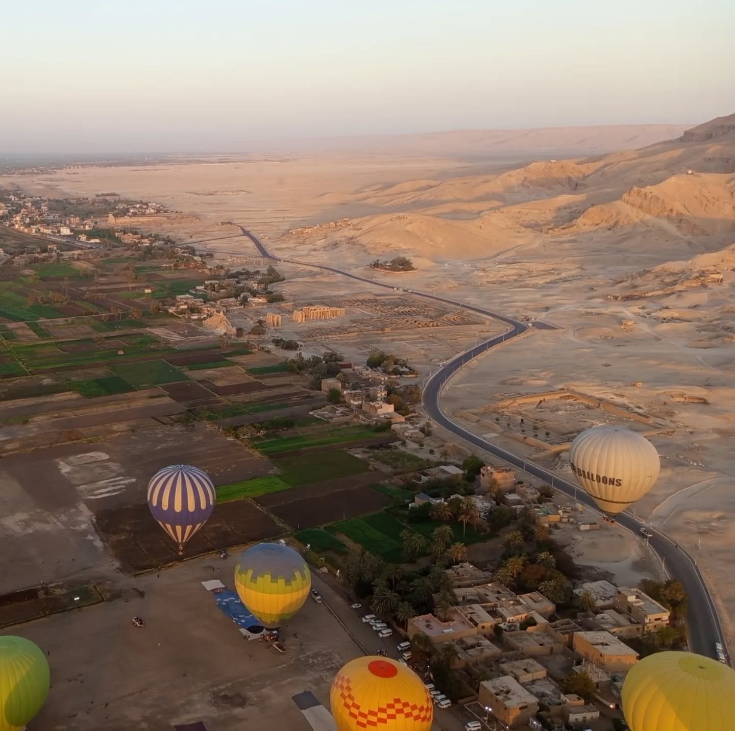 تحليق 44 رحلة بالون طائر تقل على متنها 850 سائح بالأقصر