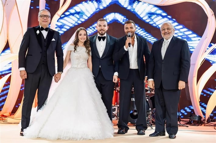 خالد زكي فى حفل شريف عمرو الليى ونور تامر امين خالد زكي فى حفل شريف عمرو الليى ونور تامر امين