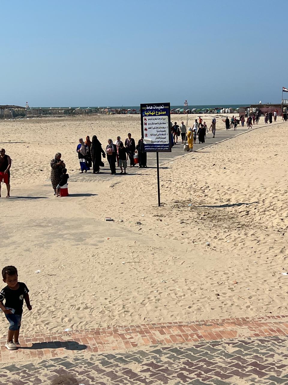 دخول المواطنين لشواطئ جمصة دخول المواطنين لشواطئ جمصة