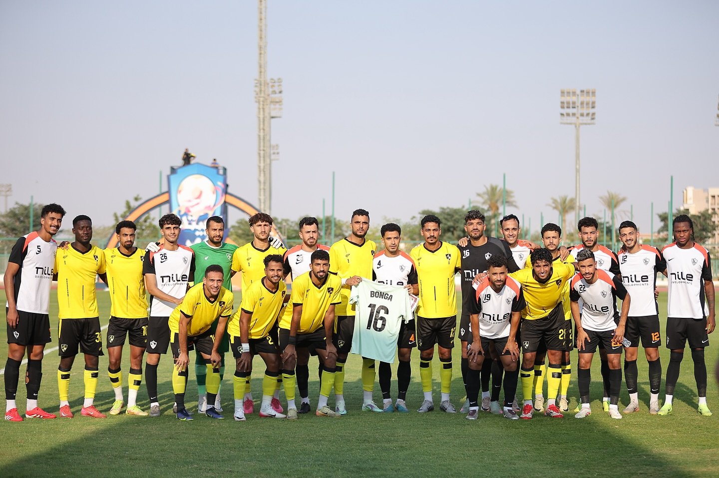 دعم لاعبى دجلة والزمالك للحارس بونجا