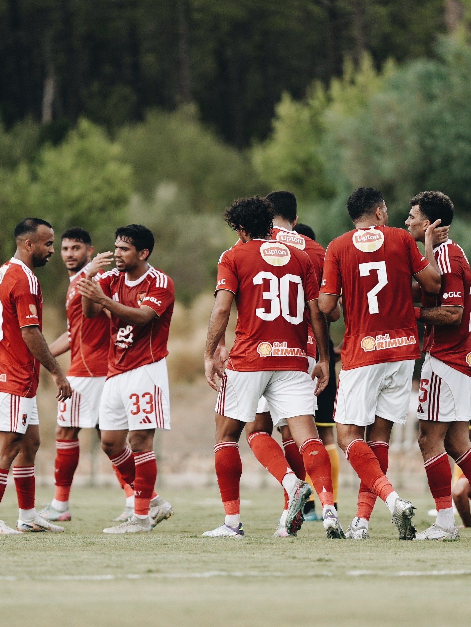 احتفال لاعبي الأهلى احتفال لاعبي الأهلى