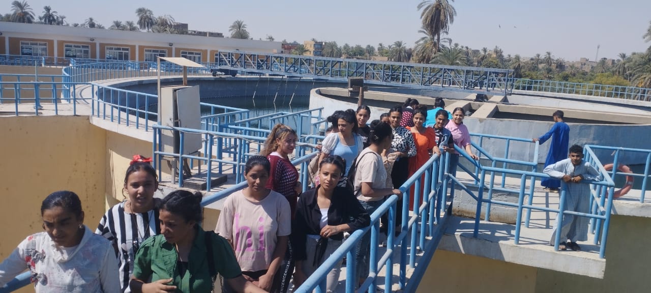 زيارة لمحطة مياه إسنا الكبرى لتعزيز ثقافة ترشيد إستهلاك المياه زيارة لمحطة مياه إسنا الكبرى لتعزيز ثقافة ترشيد إستهلاك المياه