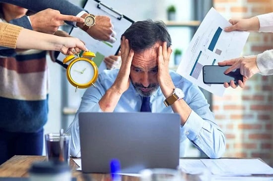 الشعور بالضغط الشعور بالضغط