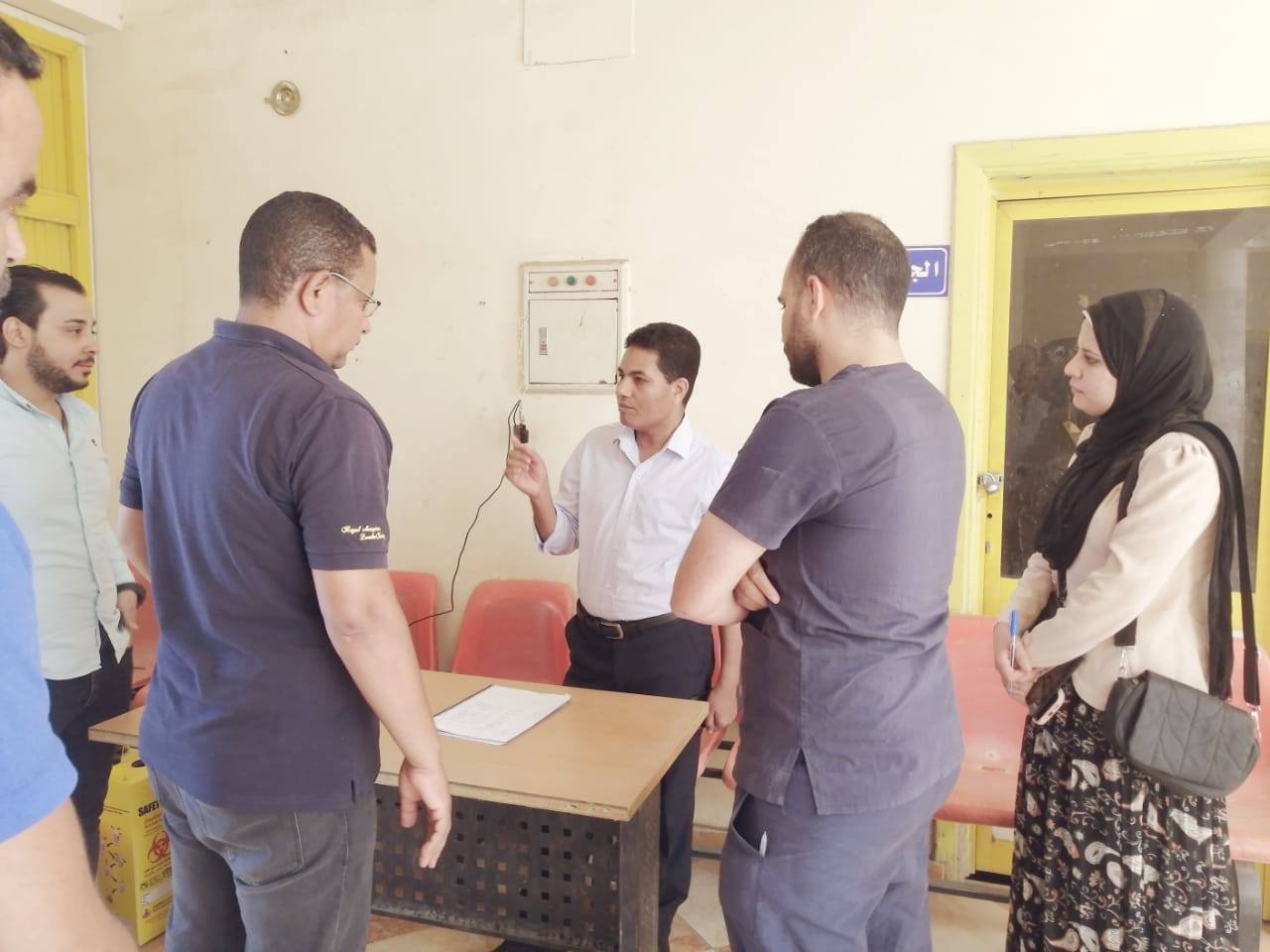 وكيل صحة الأقصر يتابع المبادرات الرئاسية بالوحدات الصحية