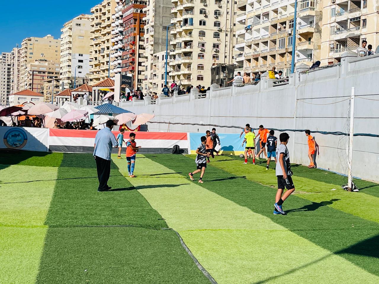 الاحتفالات على الشواطئ