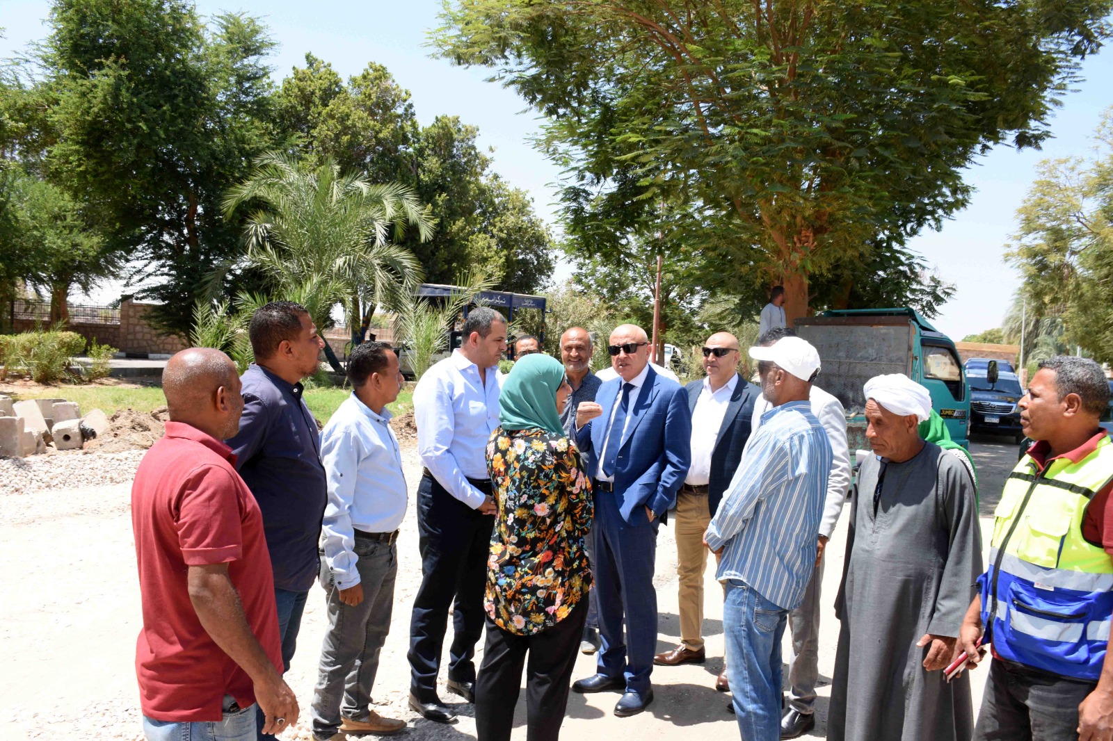 متابعة أعمال تطوير البنية التحتية ورفع الإشغالات بمناطق سيالة بدران متابعة أعمال تطوير البنية التحتية ورفع الإشغالات بمناطق سيالة بدران