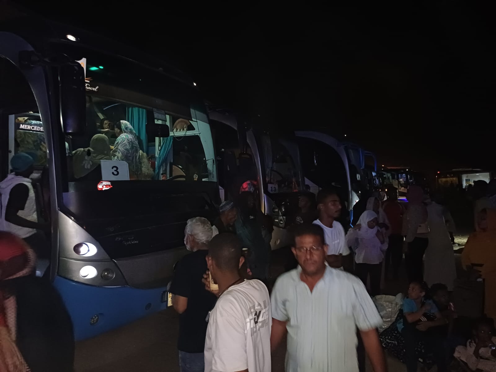 وصول قطار الأشقاء السودانيين (3)