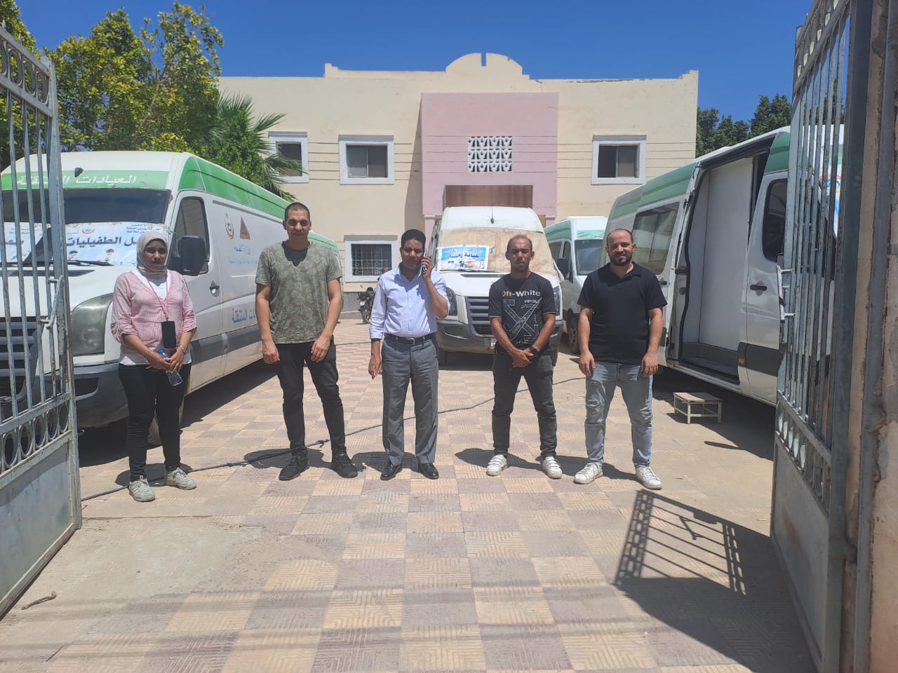 القافلة الطبية بوحدة نجع غنيم ضمن المبادرة الرئاسية 100 يوم صحة