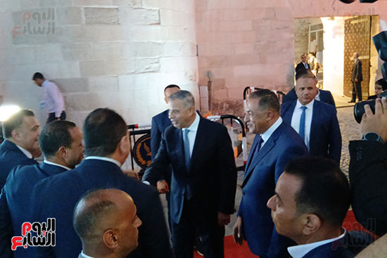 محافظ الإسكندرية يستقبل الضيوف في العيد القومي للمحافظة