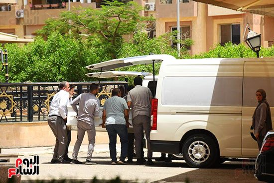 تشييع جنازة شقيق خالد جلال تشييع جنازة شقيق خالد جلال