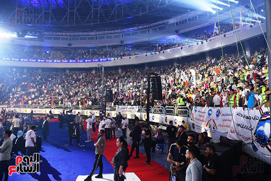 حضور أعضاء مستقبل وطن حفل أحمد سعد