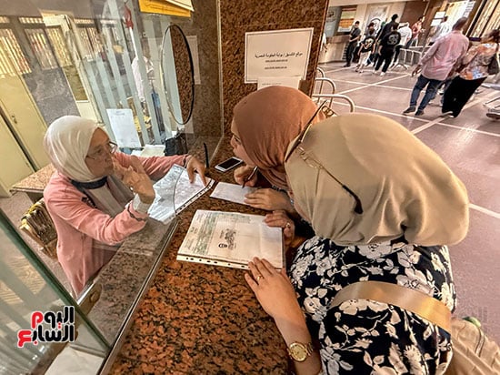 مكتب التنسيق الرئيسى يستقبل الطلاب