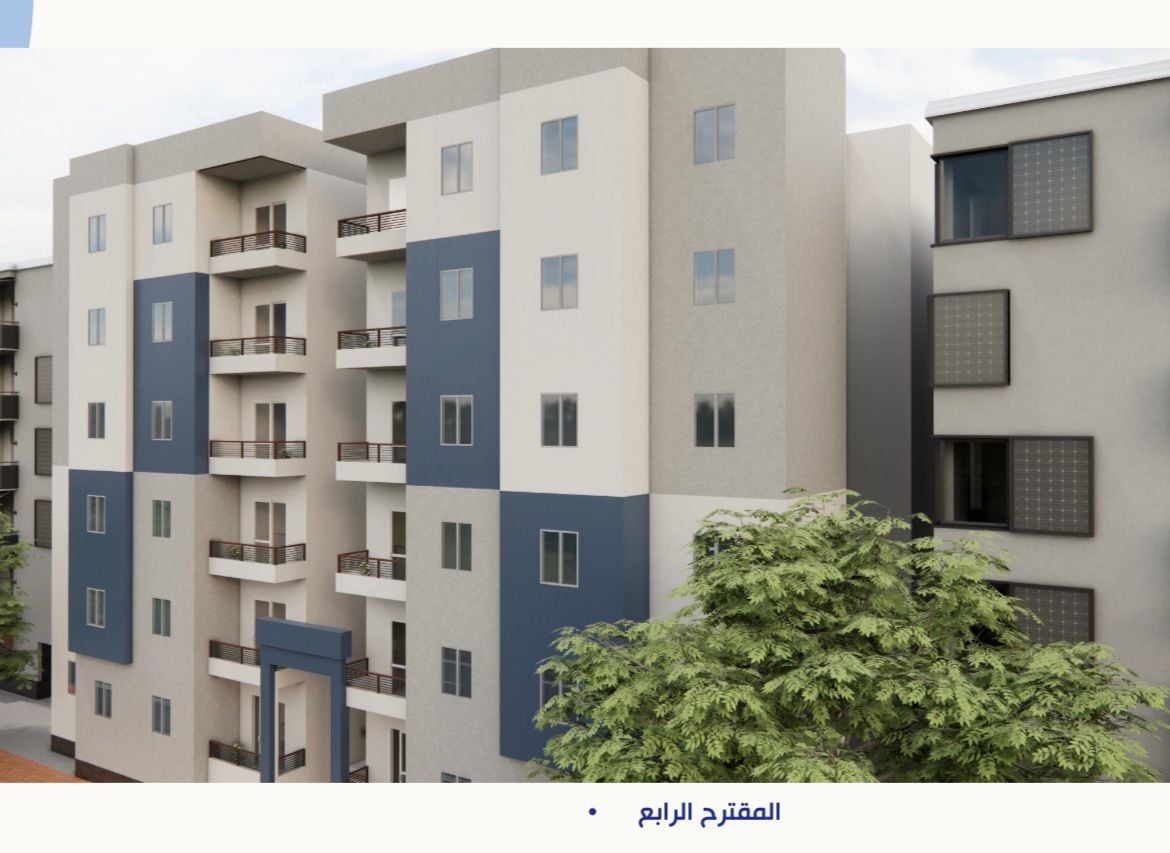 مقترح للشكل النهائى للعمارات  (2)