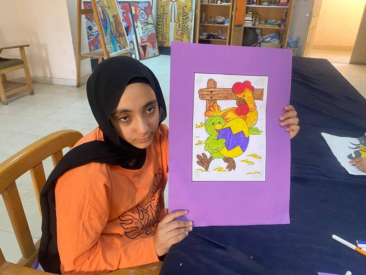 فعاليات ورش الرسم لدعم الأطفال بقصور ثقافة الأقصر