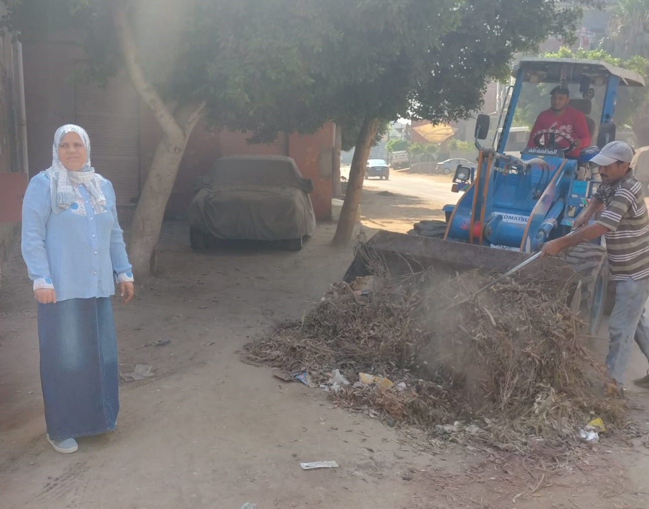 رفع المخلفات بالقرى