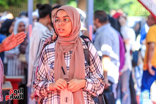 لحظة دخول الامتحان