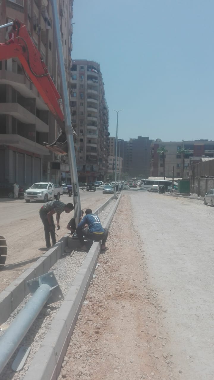 تركيب الأعمدة تركيب الأعمدة