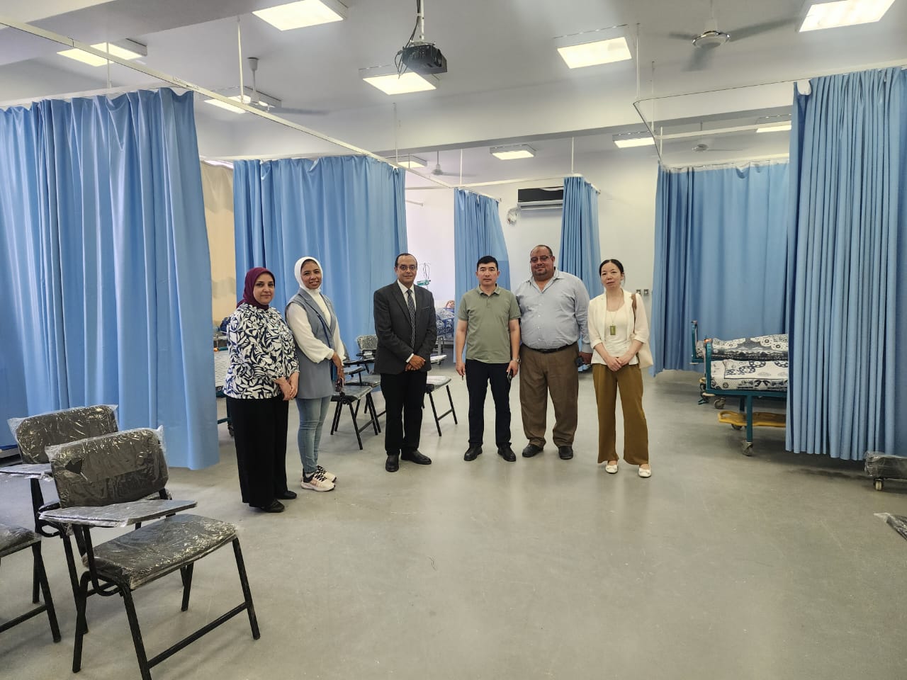 رئيس جامعة دمنهور يستقبل وفدا رفيع المستوى من جامعة شاندونج الصينية (2)