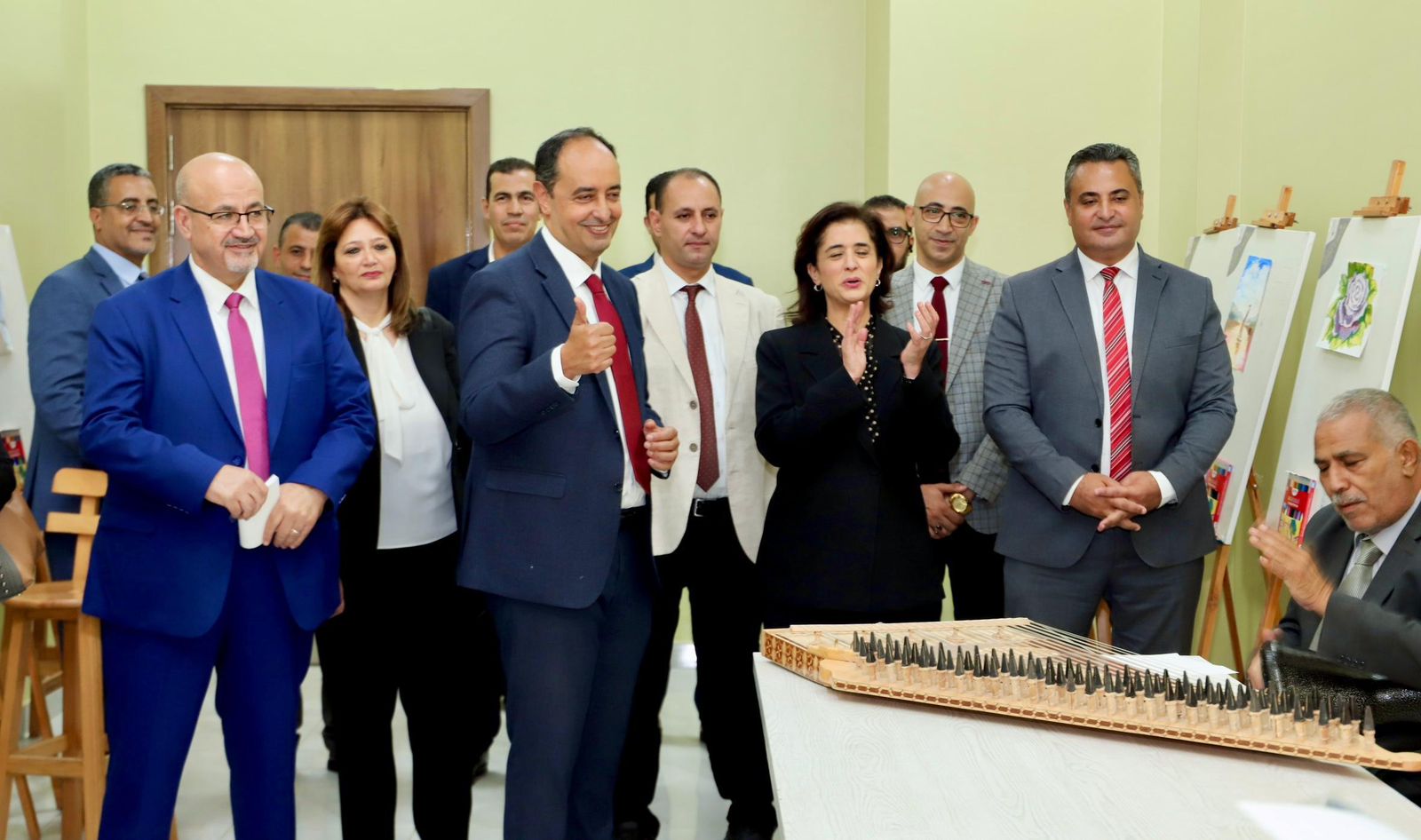 جانب من الزيارة  لمركز امبابة لعلاج الإدمان