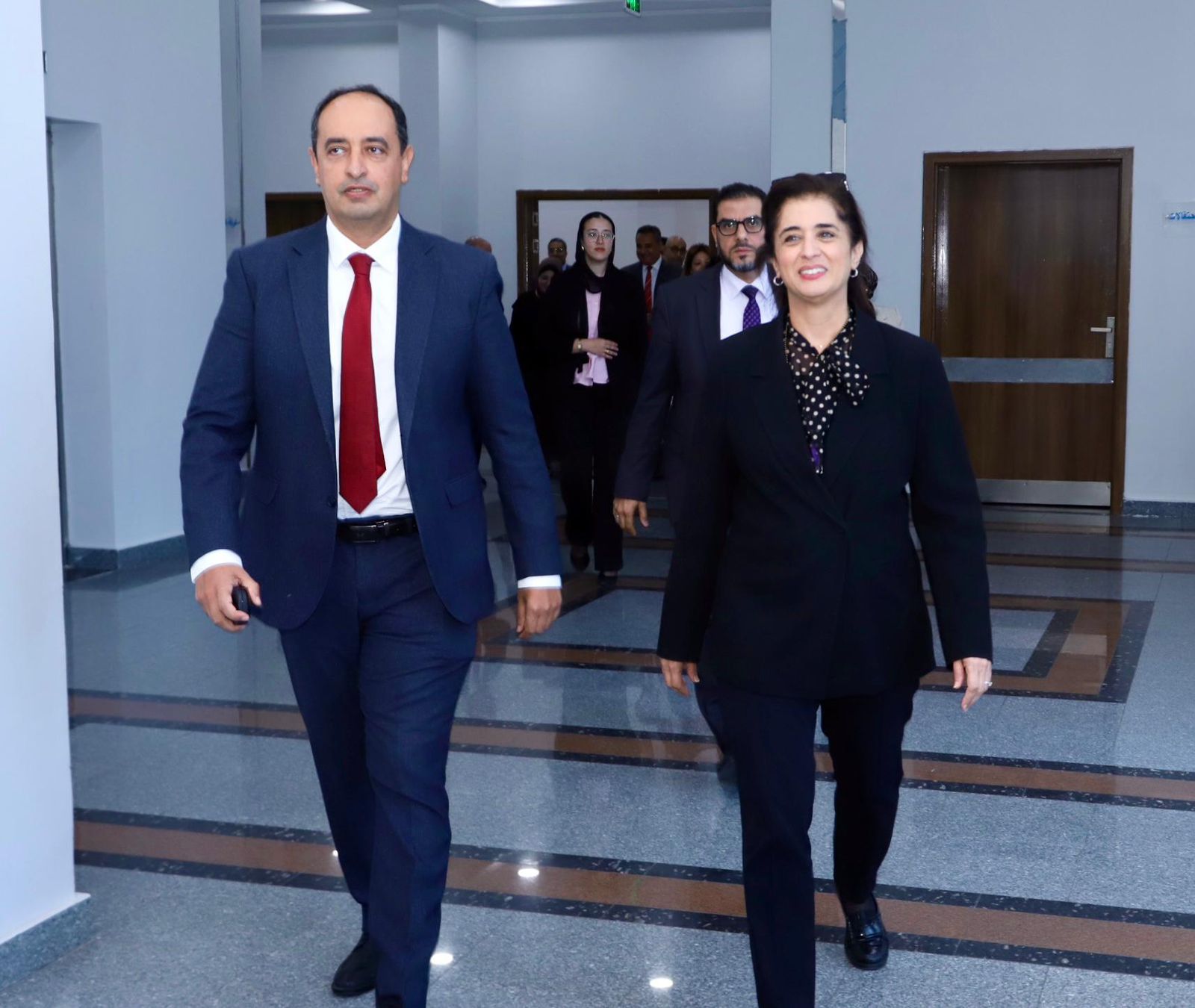 الدكتور عمرو عثمان والمدير الإقليمي لمنظمة الصحة العالمية