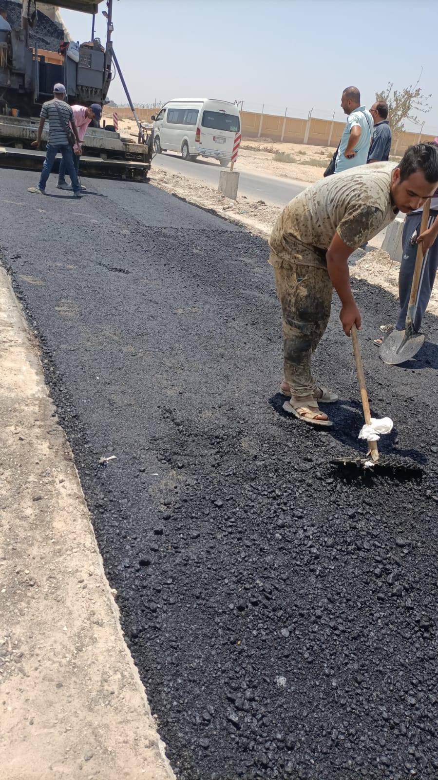 خلال أعمال الرصف