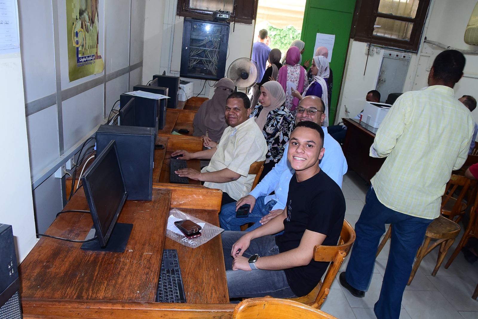 فرحة الطلاب بالتنسيق