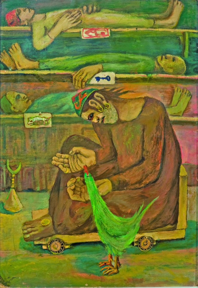لوحة أذن من طين