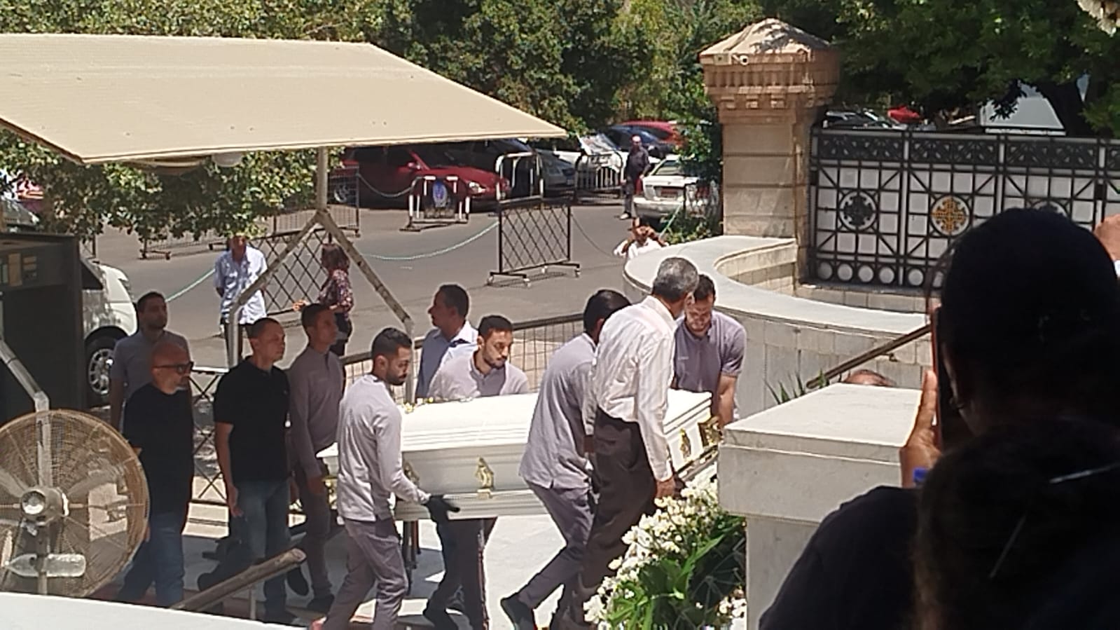 جنازة الراحل لطفي لبيب جنازة الراحل لطفي لبيب