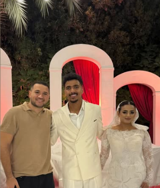 حسام عبد المجيد نجم الزمالك يحتفل بعقد قرانه