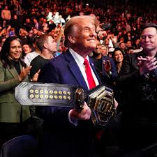ترامب في مباراة UFC