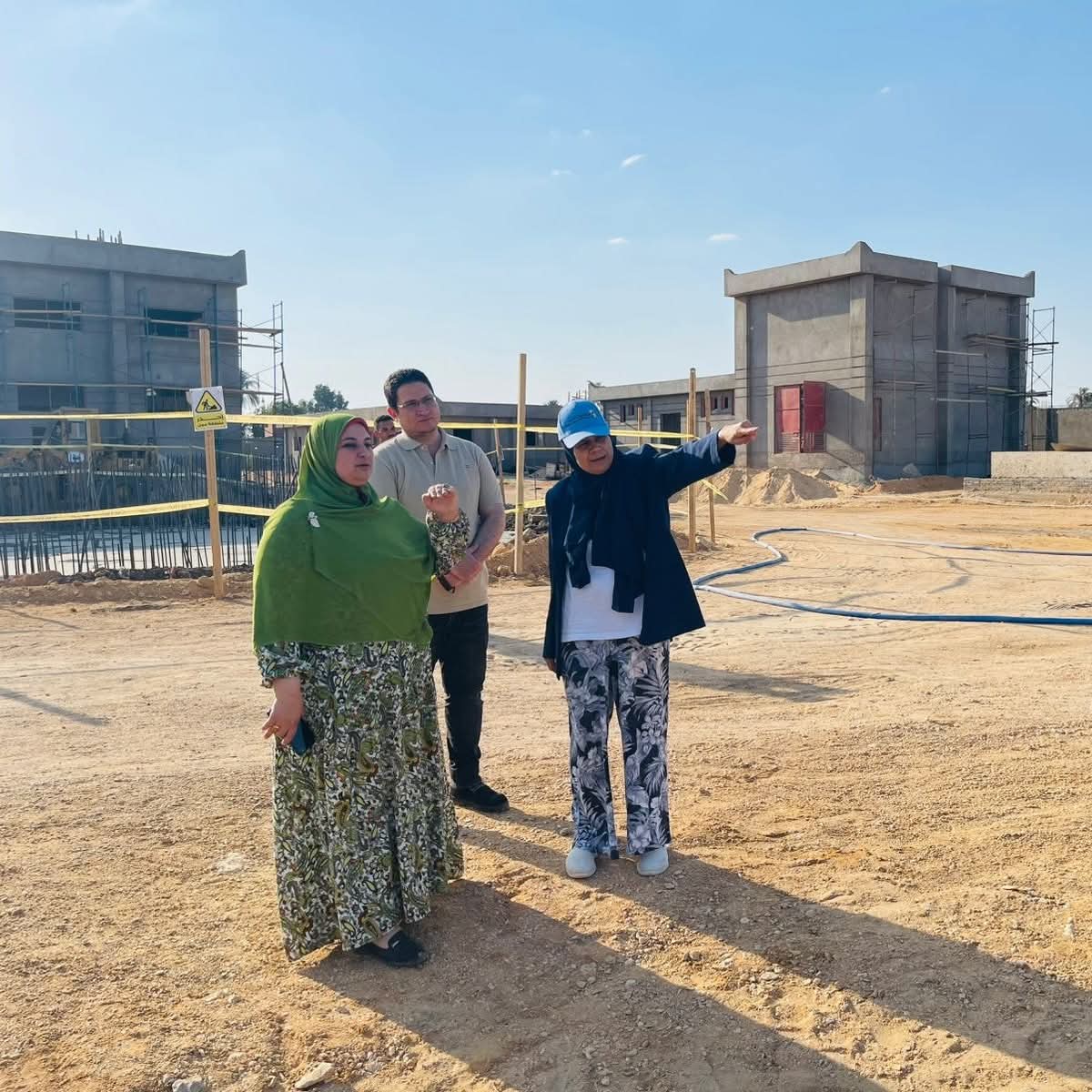 المهندسة دينا عمر تتفقد المحطة المهندسة دينا عمر تتفقد المحطة