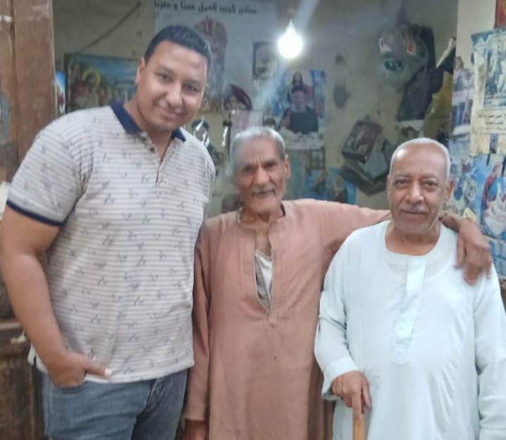 مراسل اليوم السابع مع العم سعيد وناجي 