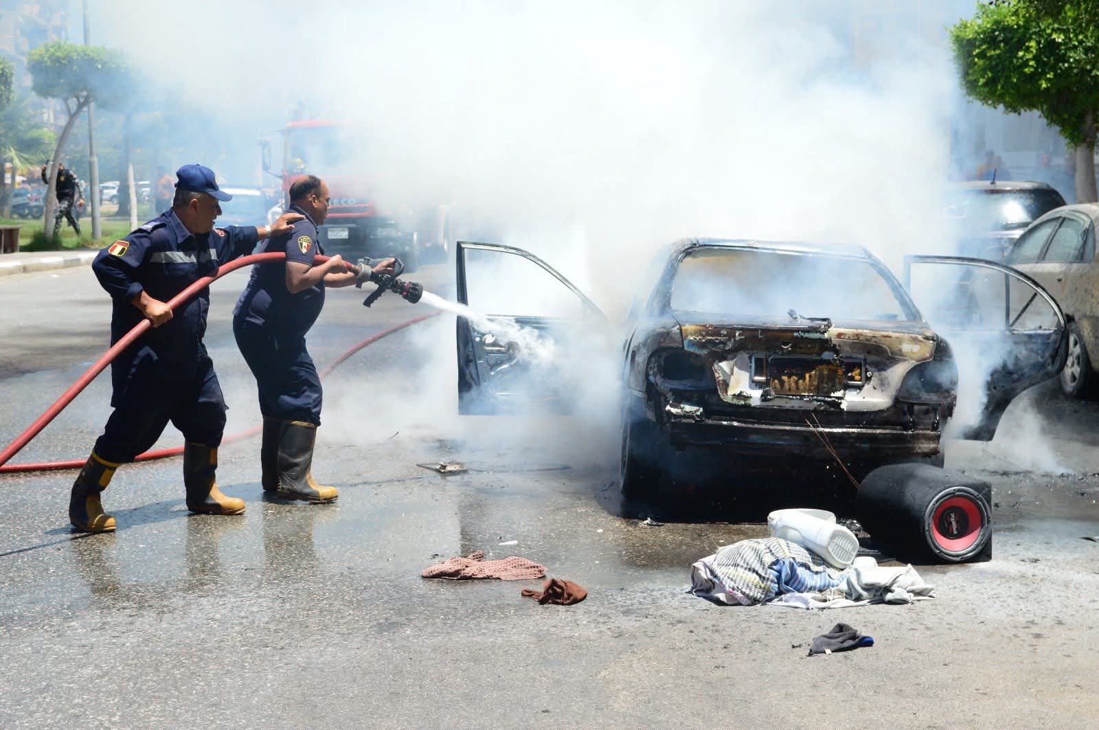 اطفاء السيارة