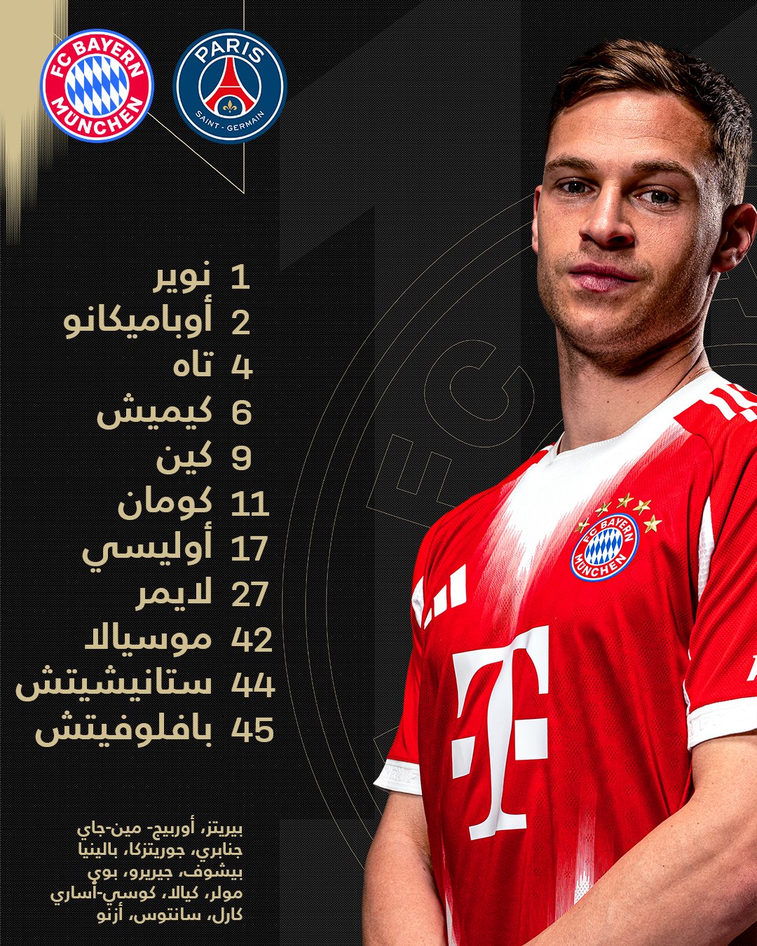 تشكيل بايرن ميونخ