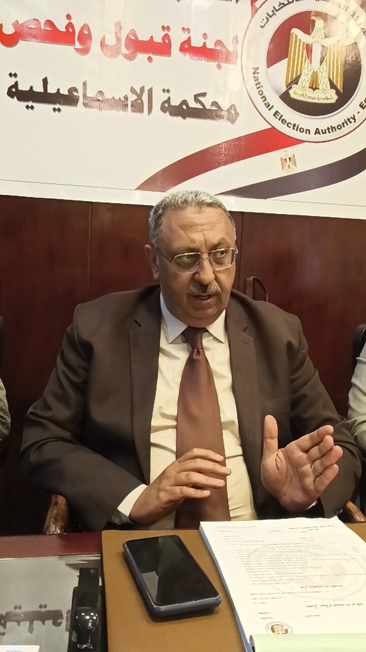 المستشار أحمد أبو عمرة رئيس محكمة الإسماعيلية الاب