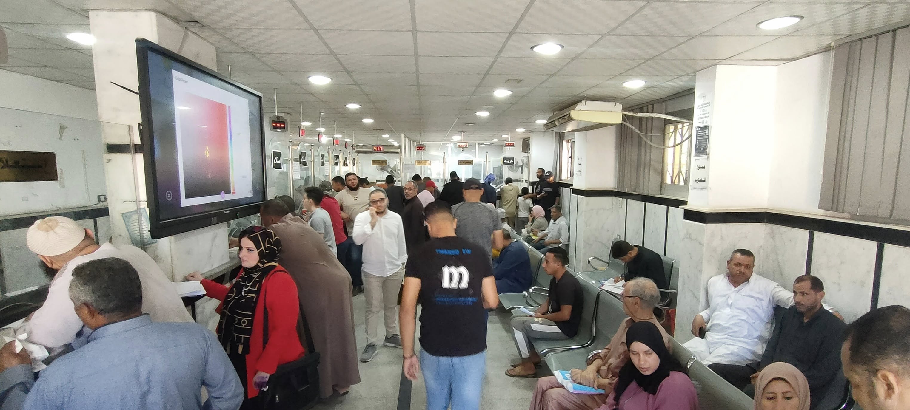 زحام بالمركز التكنولوجي بكفر الشيخ