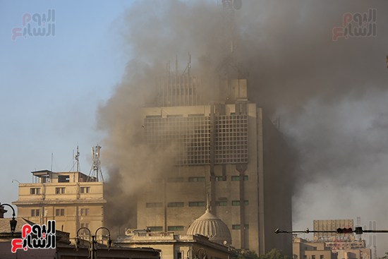 حريق سنترال رمسيس (8)